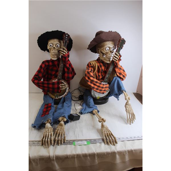Decorative Animated Banjo Skeletons - Not Working