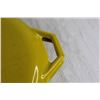 Image 2 : Bright Yellow Cast Iron Dutch Oven w/ Lid