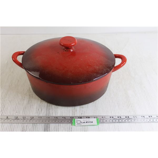 David Burke Cast Iron Casserole Dish w/ Lid