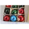 Image 3 : (2x Bid Price) (2) Boxes of Vintage Glass Christmas Ornaments