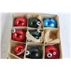 Image 4 : (13) Vintage Glass Christmas Ornaments