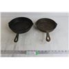 Image 1 : (2) Cast Iron Pans