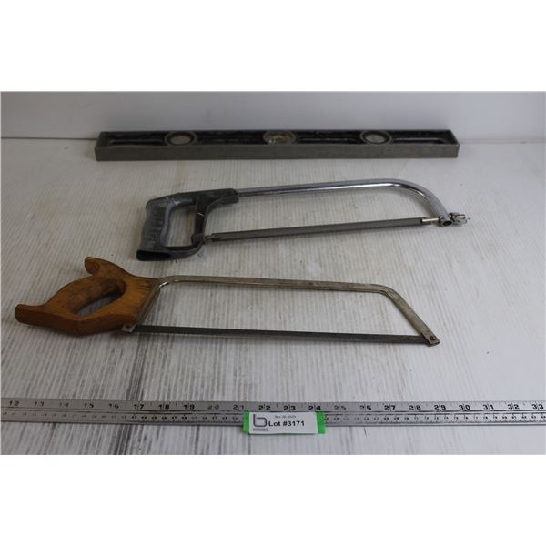 Meat Saw, Hack Saw, Level