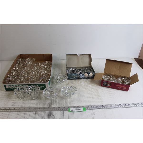 (20+) Glass Candleholders