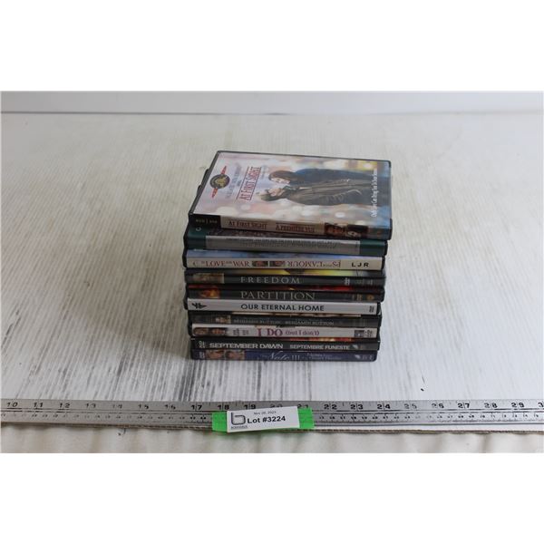 (10) DVDs - Love & War, The Curious Case of Benjamin Button