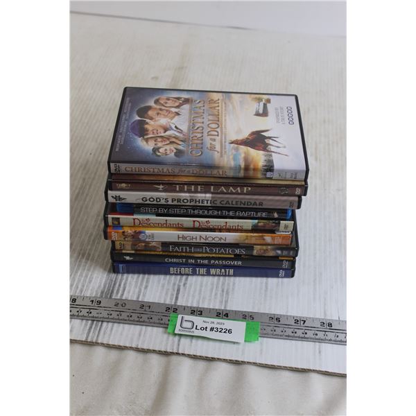 (9) DVDs - The Descendants, Step by Step Through the Rapture