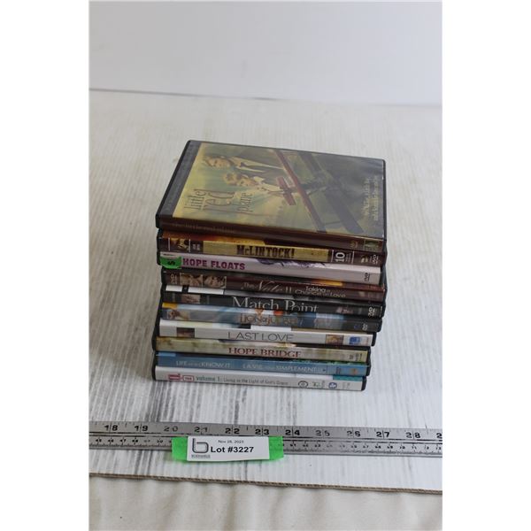 (10) DVDs - The Note II, McIntock!