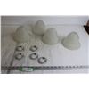 Image 1 : (4) Glass Lampshades