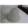 Image 2 : (4) Glass Lampshades