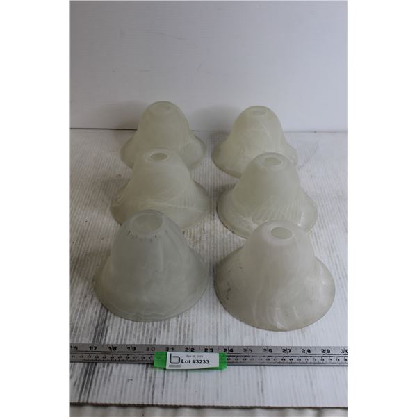 (6) Glass Lampshades
