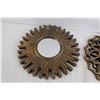 Image 3 : (3) Wall Decor Mirrors, Picture Frame - ~6 1/2" x 8 1/2"