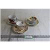 Image 1 : (3) Teacups with Matching Saucers