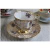 Image 2 : (3) Teacups with Matching Saucers
