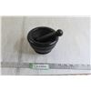 Image 1 : Heavy Stone Mortar and Pestle