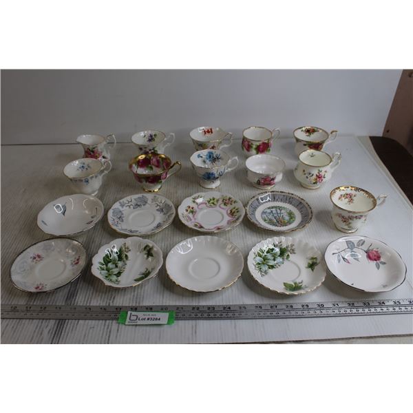 (20) Assorted Royal Albert Replacement Pieces - Consignor Says No Chips or Cracks