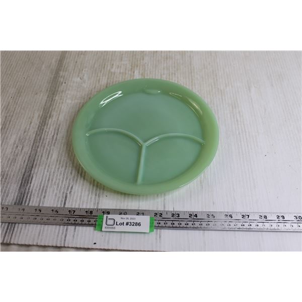 Fire King Jadeite Divided Plate