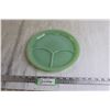 Image 1 : Fire King Jadeite Divided Plate