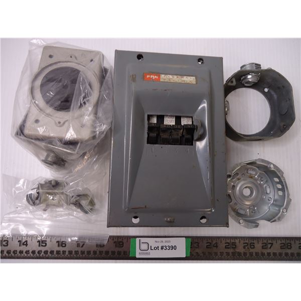 60 Amp Panel,220 Plug in and Misc. Accessories