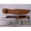 Image 1 : Made In Japan 7.5 " Knife-4" Blade Bovine Bone Sheath