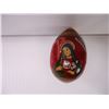 Image 2 : Vintage Russian Orthodox Hand Painted Easter Egg- 3.5" Tall