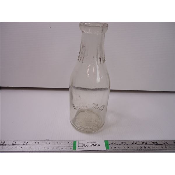 Vintage Milk Bottle from Union Milk Co. Calgary, Alberta