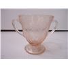 Image 2 : Pink Depression Glass Sugar Bowl