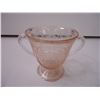 Image 4 : Pink Depression Glass Sugar Bowl