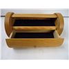Image 2 : Unique Vintage Wood Roll Top Jewelry Case