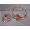 Image 4 : Pink Mayfair Depression Glass Covered Pedestal Candy Dish