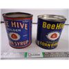 Image 1 : (2) Vintage Bee Hive Corn Syrup Tins