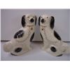 Image 2 : Made in England Hand Painted Porcelain Staffordshire Dog Figurines