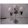Image 2 : Vintage 18" Tall Table Lamp Stainless Steel-working