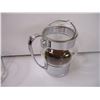 Image 3 : Vintage Bar Ware Silver Glass Pitcher and Glass Ice Bucket/Tongs