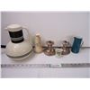 Image 1 : Coffee Carafe, Candle Holders, Vase, Pitcher and small pitcher