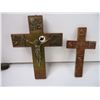 Image 3 : Decorative Fish Net,(2) Crosses, Envelopes and Boot Jack