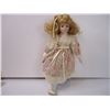 Image 2 : Doll on Pedestal, Fur, and over (20) Doilies