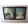 Image 1 : (2) Framed Royalty Prints - Queen Elizabeth & Prince Philip - 1953