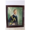 Image 2 : (2) Framed Royalty Prints - Queen Elizabeth & Prince Philip - 1953