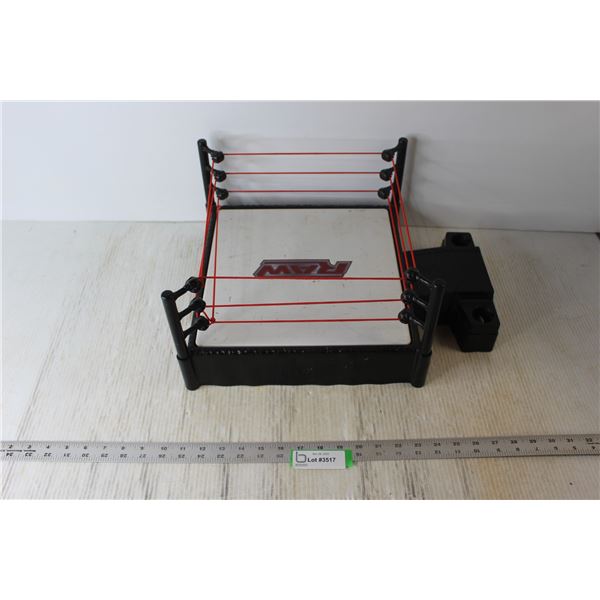 WWE / WWF  "RAW"  Wrestling Ring Toy