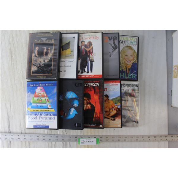 (10) DVD's - SNL, Pearl Harbor, etc.
