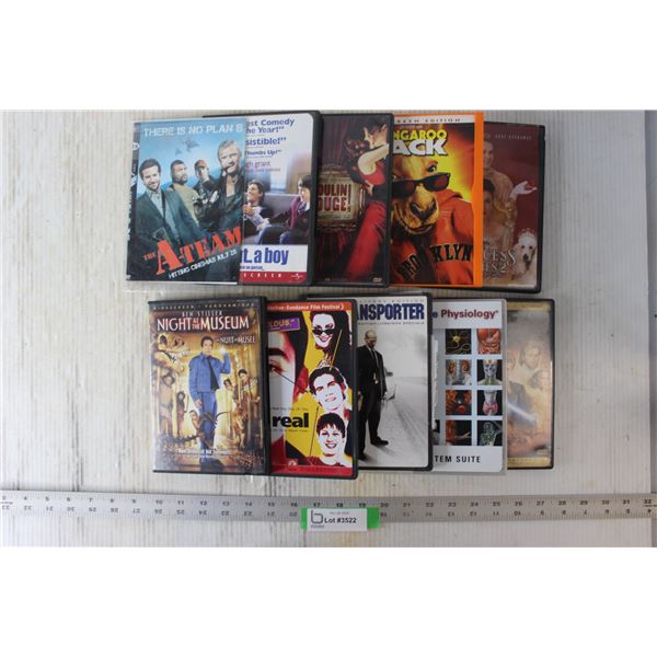 (10) DVD's - Star Wars, Get Real, etc.