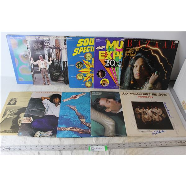 (10) Vinyl Records - Ink Spots - Autographed, Maynard Ferguson, etc.