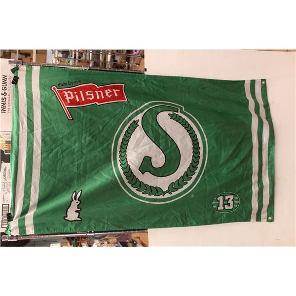 Pilsner Saskatchewan Roughrider Flag - 3' x 5'