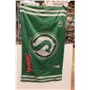 Image 2 : Pilsner Saskatchewan Roughrider Flag - 3' x 5'