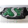 Image 5 : Pilsner Saskatchewan Roughrider Flag - Black - 3' x 5'