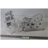 Image 2 : Elegance Acrylic Sleigh w/Reindeer
