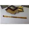 Image 5 : Assorted Photo Frames (one has damage) - Wooden Back Scratcher