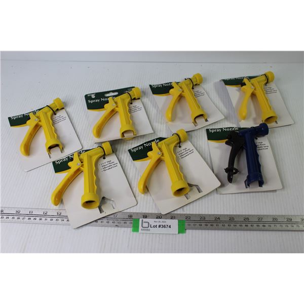 (7) Garden Hose Spray Nozzles