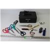 Image 1 : Honey Well Security Box (no key) - Scissors - Multi Knife - Misc. Items