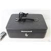 Image 5 : Honey Well Security Box (no key) - Scissors - Multi Knife - Misc. Items